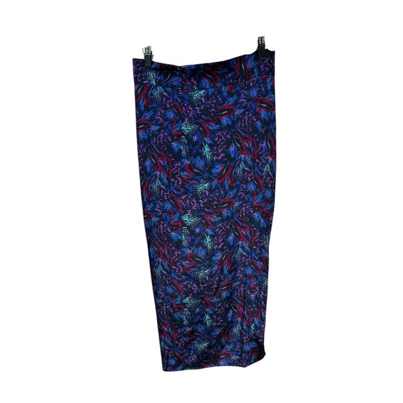 🌻NEW w/tags The Kooples Silk Feather Print Skirt Flowy Designer Size 1 US Small - Picture 7 of 11